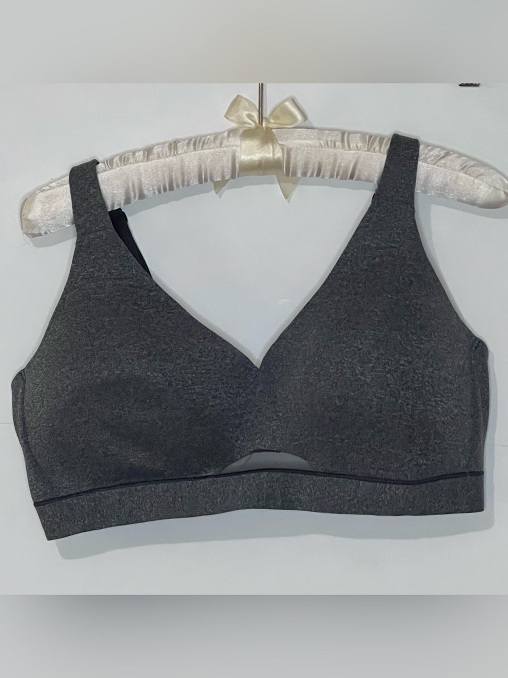 Cacique Marled Gray Lightly Lined No Wire Bra Size 40C READ